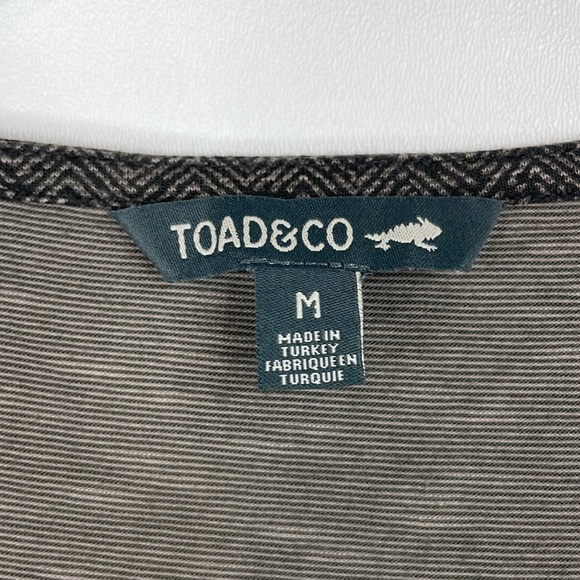 Toad & Co Cue Sleeveless Wrap Dress Size Medium Brown Buffalo Herringbone Print - Picture 3 of 12